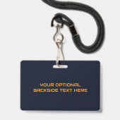 Individuelle Name Fantasy Space Kid Ausweis (Rückseite mit Lanyard)