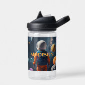 Individuelle Name Fantasy Space Kid Trinkflasche (Links)