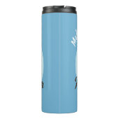 Individuelle Name & Farbe Eiscreme Thermosbecher (Rückseite)