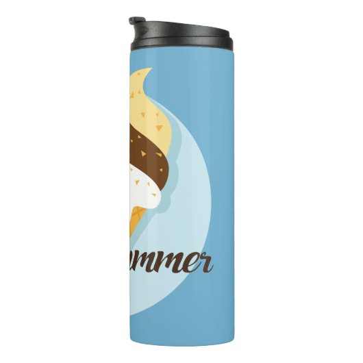 Individuelle Name & Farbe Eiscreme Thermosbecher (Nach rechts gedreht)