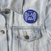 Individuelle Name & Farbe L.A. Flügelknopf Button (Beispiel)