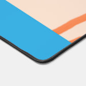 Individuelle Name Farbe Striche gemustert Schreibtischunterlage (Ecke)