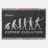 Individuelle Name & Farbe Zombie Evolution Decke w (Vorderseite)