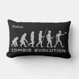 Individuelle Name & Farbe Zombie Evolution Kopfkis Lendenkissen