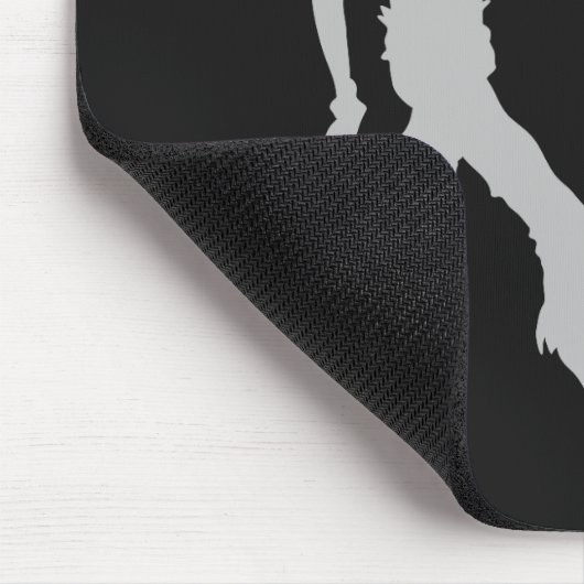 Individuelle Name & Farbe Zombie-Mousepad Mousepad (Ecke)