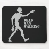 Individuelle Name & Farbe Zombie-Mousepad Mousepad (Vorne)