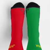 Individuelle Name Farben Weihnachtssocken, Persona Socken (Oben)
