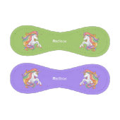 Individuelle Name Farbenfrohe Einhorn Baseball (Paneele)