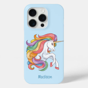 Individuelle Name Farbenfrohe Einhorn Case-Mate iPhone Hülle