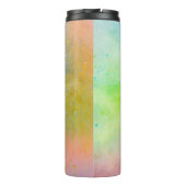 Individuelle Name-Farbexplosion Thermosbecher (Rückseite)