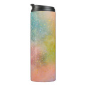 Individuelle Name-Farbexplosion Thermosbecher (Nach rechts gedreht)