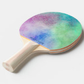 individuelle Name-Farbexplosion Tischtennis Schläger (Vorderseite)