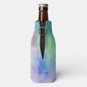 Individuelle Name Farbexplosionsflasche Cooler Flaschenkühler (Flasche Rückseite)