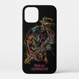 Individuelle Name Farbige Jazz Player-Telefongehä Case-Mate iPhone Hülle