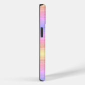 Individuelle Name - farbige Streifen Case-Mate iPhone Hülle (Rückseite / Rechts)