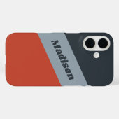 Individuelle Name-Farbkartentelefone Case-Mate iPhone Hülle (Rückseite (Horizontal))