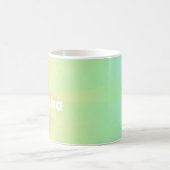 Individuelle Name-Farbmischung ombre Kaffeetasse (Mittel)