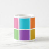 Individuelle Name-Farbquadrate der Tasse (Mittel)