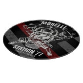 Individuelle Name Feuerwehr Schneidebrett (Ecke)