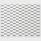 Individuelle Name, Feuerwehrheldin Geschenkpapier (Flach)