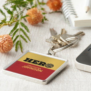 Individuelle Name, Feuerwehrheldin Schlüsselanhänger