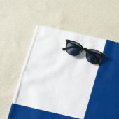 individuelle Name Finnische Flagge Handtuch (Beispiel)