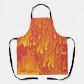 Individuelle Name FIRE Schürze (Vorderseite)