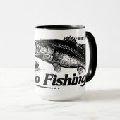 Individuelle Name Fischen wir Forelle Tasse (VorderseiteRechts)
