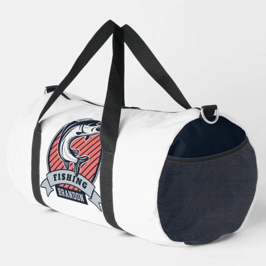 Individuelle Name FISCHEREI Duffle Bag (Rechte Ecke)