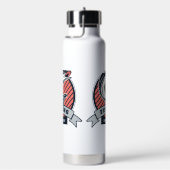 Individuelle Name Fischerei Trinkflasche (rechts)