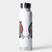 Individuelle Name Fischerei Trinkflasche (Links)