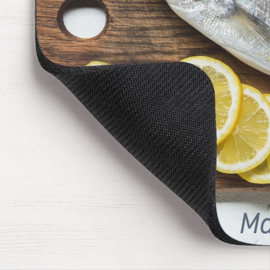 Individuelle Name Fish Dorado Mousepad (Ecke)