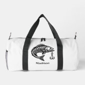 Individuelle Name Fish Duffle Bag (Rückseite)