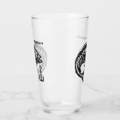 Individuelle Name Fish Glas (Links)