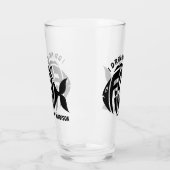 Individuelle Name Fish Glas (Links)