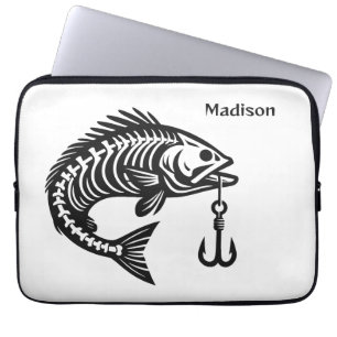 Individuelle Name Fish Laptopschutzhülle