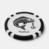 Individuelle Name Fish Pokerchips (Einzeln)