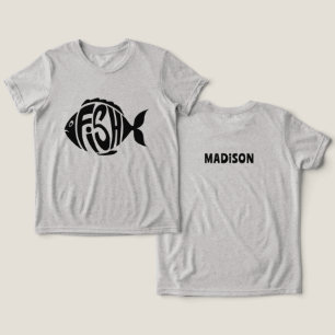 Individuelle Name Fish Tri-Blend Shirt