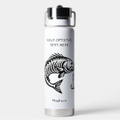 Individuelle Name Fish Trinkflasche (Hinten)