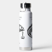 Individuelle Name Fish Trinkflasche (rechts)