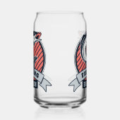 Individuelle Name Fisher Shotglass Dosenglas (Rechts)