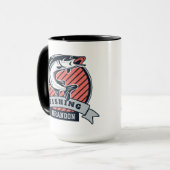 Individuelle Name Fisher Tasse (Vorderseite Links)