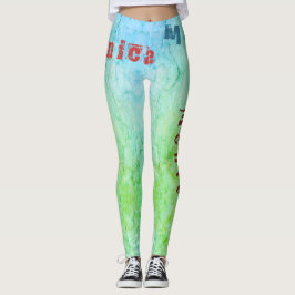 Individuelle Name Fitness Leggings