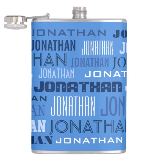 Individuelle Name Flachmann (Geöffnet)