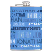 Individuelle Name Flachmann (Vorderseite)