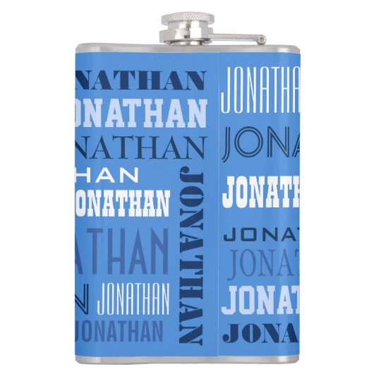 Individuelle Name Flachmann (Rückseite)