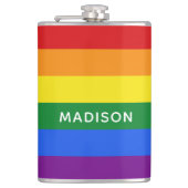 individuelle Name Flachmann (Vorderseite)