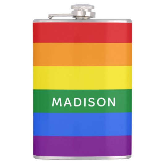 individuelle Name Flachmann (Vorderseite)