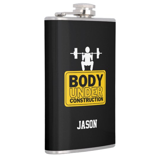 Individuelle Name Flachmann (Rechts)