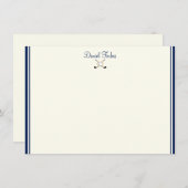 Individuelle Name-Flachnotizkarte Mitteilungskarte (Vorne/Hinten)